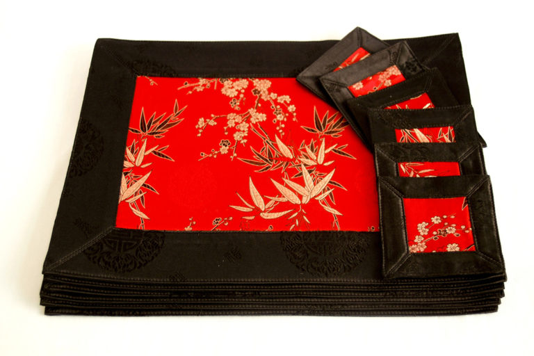 Placemat and Coaster Set Hearts & Hands